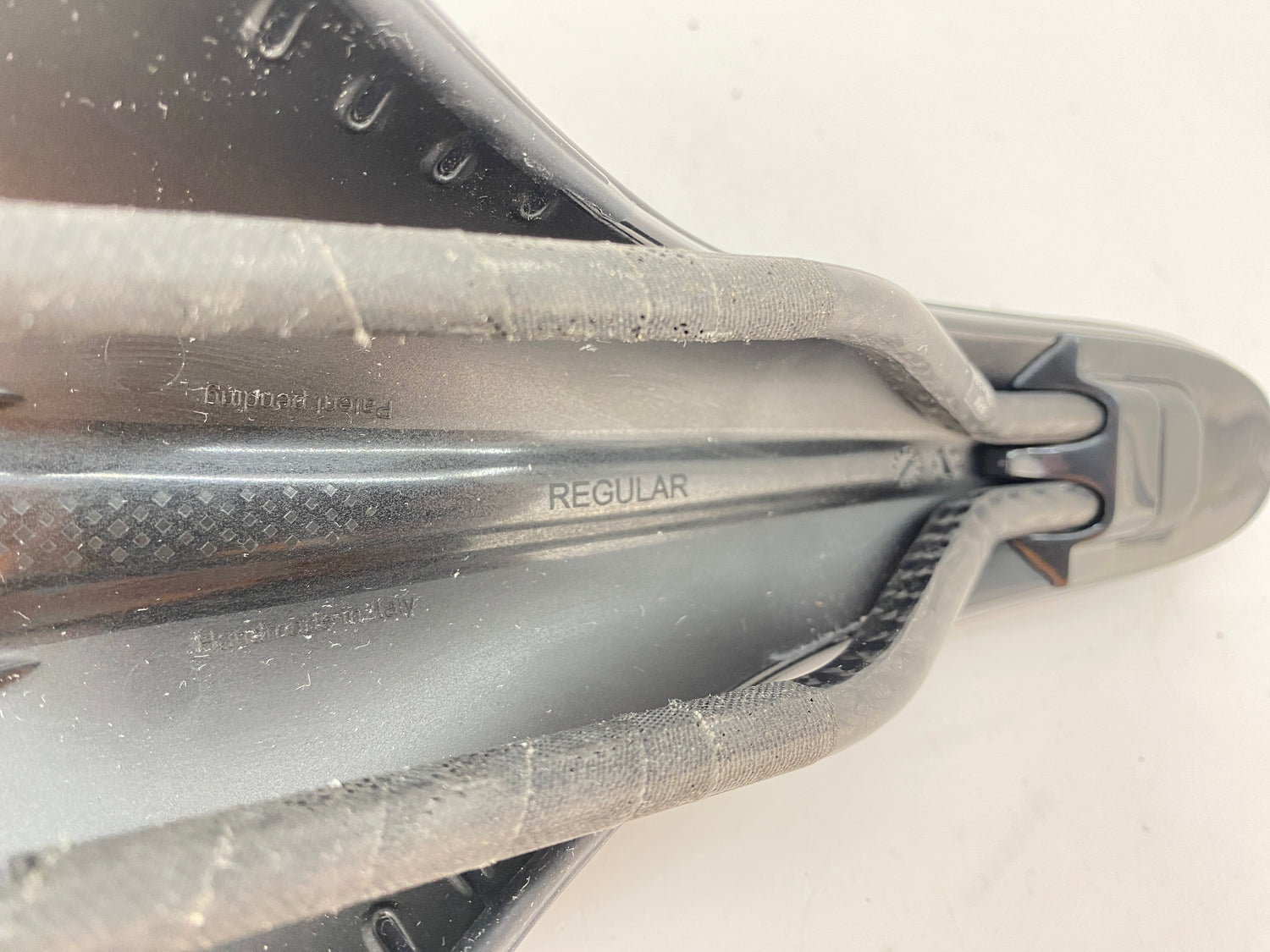 close up of the size label