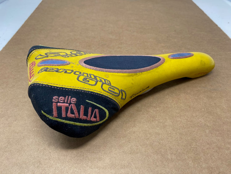 Selle Italia Flite Gel Saddle, Titanium, Used