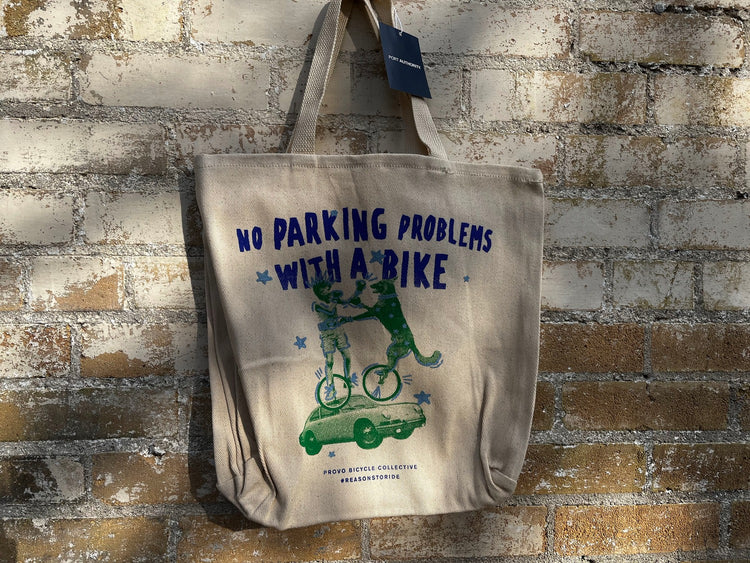 Bicycle-themed Canvas Tote Bags