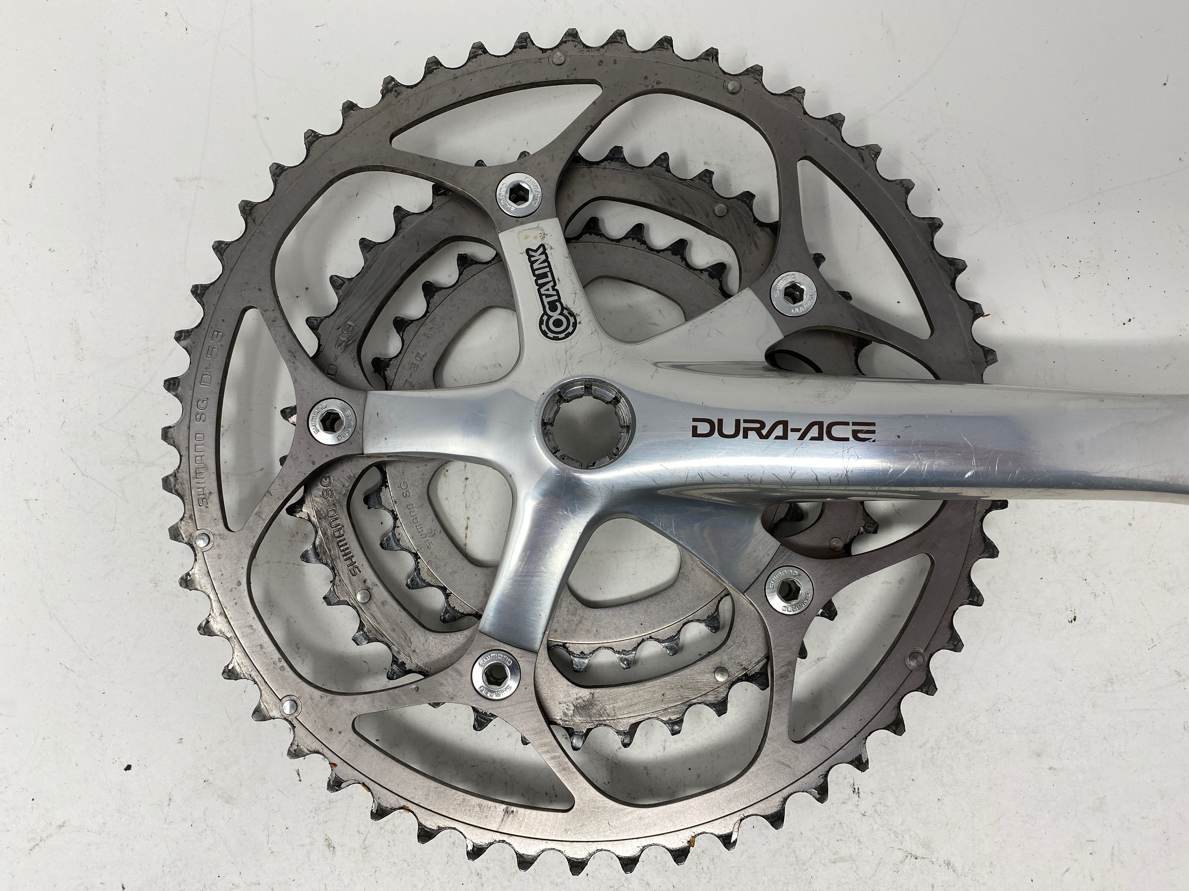 Shimano Dura Ace Triple Crankset 30/39/53 172.5 Octalink FC-7703