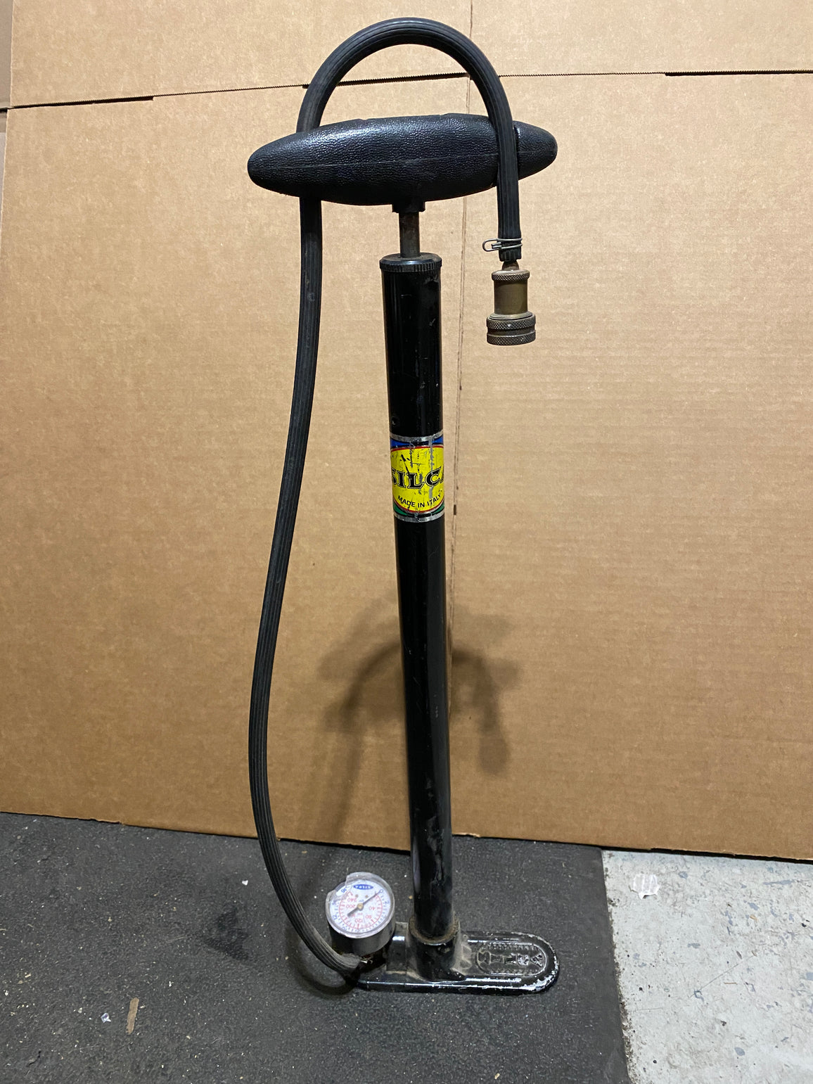 Silca Floor Pump Made in Italy VINTAGE