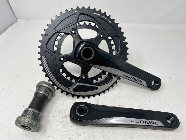 SRAM Rival 22 Crankset Double 50/34 with BB 170 NEW