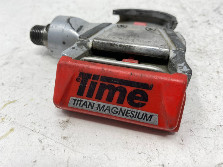 Time Titan Magnesium Road Bike Pedals Vintage