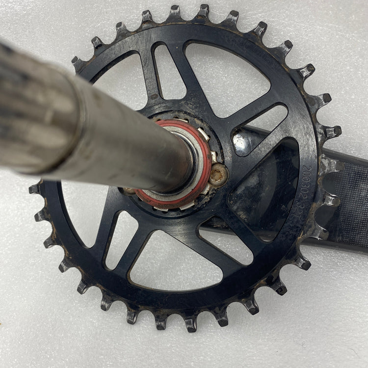 SRAM X0 Carbon Crankset Used 1x Wolftooth 32t chainring, 175mm arms