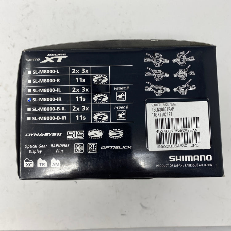 Shimano XT 11 Speed Shifter Right Side NIB I-Spec II SL-M8000
